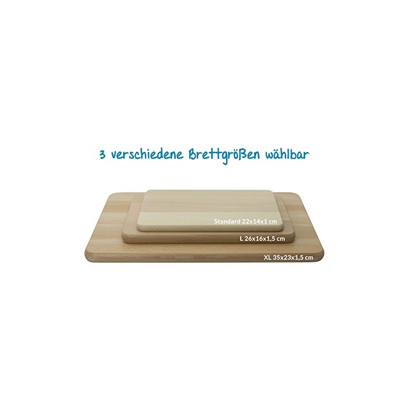 Brotzeitbrett Mannheim Skyline | Beech Breakfast Board | Wooden Chopping