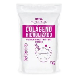 Natsa Colageno Hidrolizado Puro, Premium, 1 Kg Sabor Sin Sabor