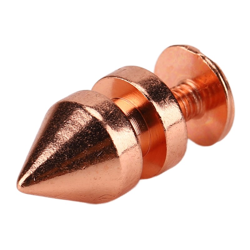 100 Sets Spiked Cone Spike Stud Rose Gold High Hardness