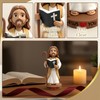 Framad 4" Big Jesus Figures, Large Jesus Loves You Car