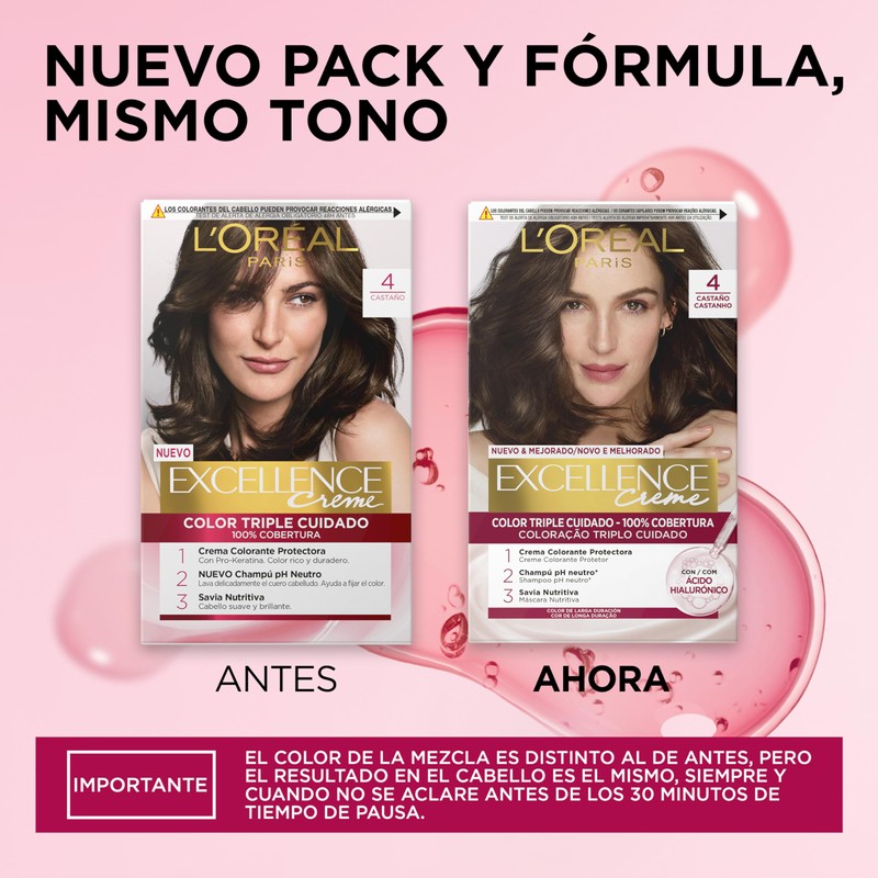 L'Oreal Excellence 5 Castaño Claro