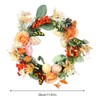 Easter Egg Garland Wreath Natural Rattan Artificial Wreath Easter Decoration