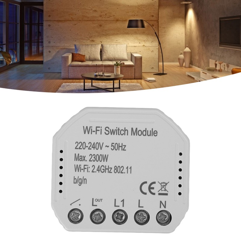 WiFi Smart Switch Module Wirelessly Control Versatile APP Control Remote