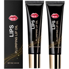 Plumpify Plumping Serum Oil, Plumpify Lip Oil Plumper, Natural Lip Boosting Serum, Moisturizing Plumping LipSerum, Hydrating & Nourishing Lips Oils, Reduce Lip Lines, EverydayLip Care (2Pcs)