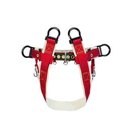 Weaver Leather WLC 100 Saddle without Leg Straps, Large, Red/White