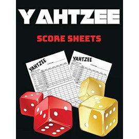 Yahtzee Score Sheets: 100 Large Yahtzee Score Pads, Amazing Score Pads for Scorekeeping, Large Format 8.5" x 11" Yahtzee Score Cards