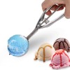 Ice Cream Scoop, Set of 3 Stainless Steel Ice Cream