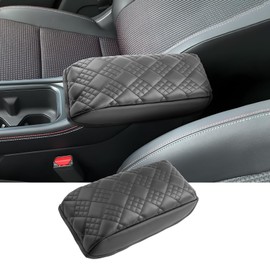 Coleya 2025 Kicks Center Console Cover for Nissan Kicks (S/SV/SR), Cushion &Comfy Leather Kicks Armrest Cover 2025 Kicks Accessories (Padded)