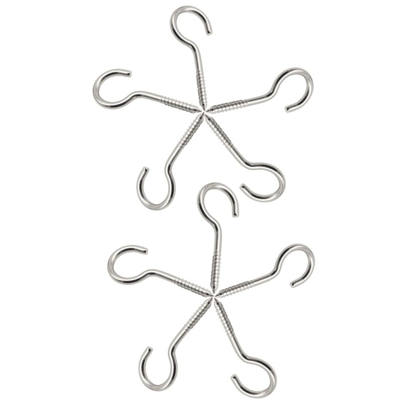 uvbws 10 Pcs Stainless Steel Ceiling Hooks 2-1/2 Inch Ceiling