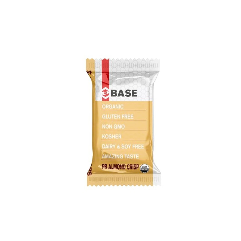 BASE Real Bars Peanut Butter Almond Crisp 12-Pack