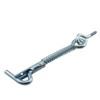 DGHAOP 6pcs Zinc-Plated Iron Spring Hook and Eye Safety Latch