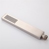 Ownace Square Solid Brass Brushed Nickel Hand Held Shower Head
