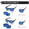 PapaViva Replacement Lenses for Oakley Sliver XL OO9341 57mm Sunglass
