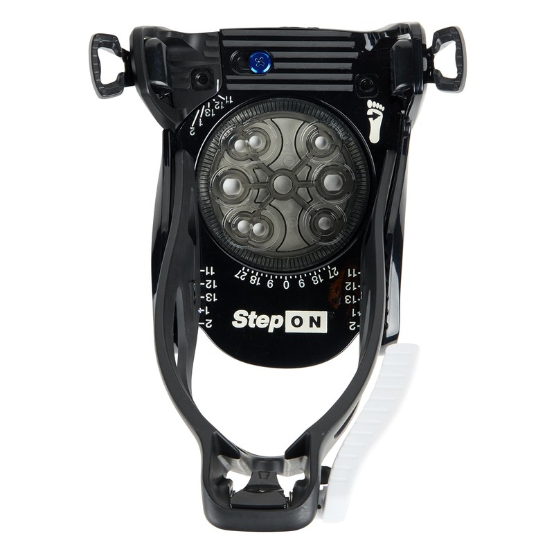 Burton Kids' Step On Grom Snowboard Bindings, Black, M