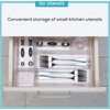 12 PCS Clear Plastic Drawer Organizer Set, 4 Sizes Makeup