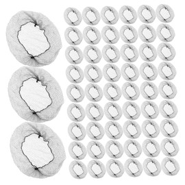 Healvian 100pcs Fawang Head Flower Pan Hair Net Hair Care Net Hairnets for Women Food Service Nets for Hair Bun Making Invisible Hairnet Net for Hair Wrap Hair Mesh Cloth Black