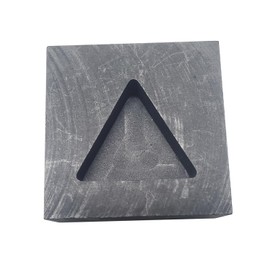 OTOOLWORLD Triangle Graphite Casting Ingot Mold Metal Refining Scrap Gold Silver Mold Triangle Mold
