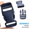 MELORDY 1 inch Buckles Straps Set with 10 Yards Nylon