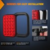 Nilight 5” X 3” Rectangular Trailer Tail Light 2 PCS