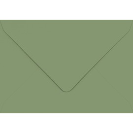 C6 / A6 Olive Green Envelopes x 25 Pack 114mm x 162mm