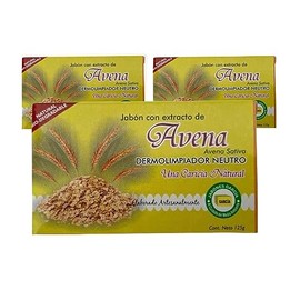 Jabón García Avena 3 Pz De 125g Ecológico Biodegradable