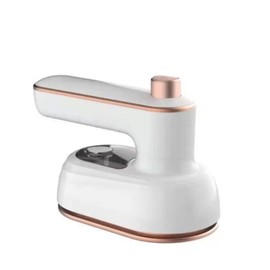 Mini Iron for Clothes, Portable Handheld Steam Iron - Handy Heat Press Small Iron - 360° Ironing Machine for Dry And Wet Ironing Support Dry And Wet Ironing for Home and Travel (White)