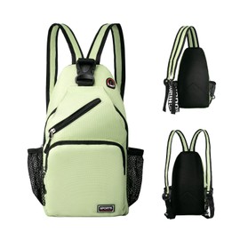 Long Keeper Lightweight Sling Backpack, Unisex Crossbody Backpack Chest bag Small Rucksack Sport Hiking Gym Dual-Use Travel Shoulder Bag for Women Men Teenager