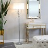 Deco 79 Metal Floor Lamp with Dangling Crystals, 16" x