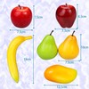 14-Pack Artificial Fruit Decor, Realistic Fake Fruits for Table Centerpiece