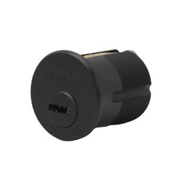 Jeriup 1-1/2""(38mm) Length Oil Rubbed Bronze Mortise Cylinder Lock, Brass Lock Corer with dimple Keyway, Standard Outdoor & Indoor Use, Door Replacement Cylinder Lock with 5 Keys…