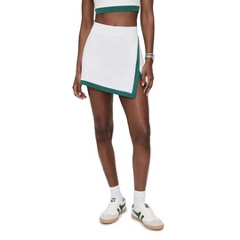 SPLITS59 Women's Monah Rigor Skort, White/Arugula, XS