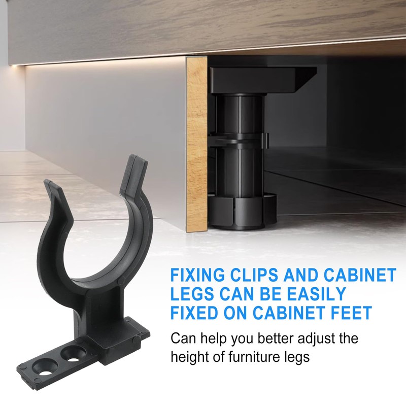 FULHANY Skirting Board Clips, 20 Pieces, Skirting Board Kitchen, Skirting