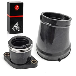 Intake Manifold Boot & Air Intake Inlet duct Tube Boot Compatible with YAMAHA Raptor 350 2004-2013 5YT-14453-00-00 5YT-13586-00-00