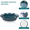 vancasso Stern Ceramic Pie Pan, 9 inch Pie Pans with