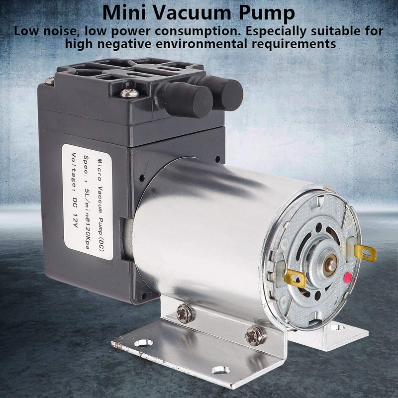 DC 12V 5L/min 120kpa Mini Diaphragm Vacuum Pump,Negative Pressure Suction