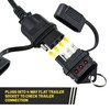 Oyviny 4 Way Flat Trailer Circuit Tester 4 Pin Trailer
