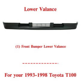 US AUTO PARTS PLUS New Front Bumper Lower Valance Panel Textured With Air Holes Direct Replacement For Toyota T100 1993-1998 5391134010 TO1095167