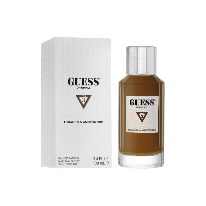 Guess Originals Type 3 Tobacco and Amberwood for Men 3.4