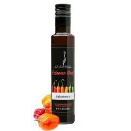 Calivirgin Habanero Olive Oil - Habanero Infused Extra Virgin Olive Oil - Cold Pressed Olive Oil - Habanero Flavored Olive Oil - No Preservatives, Organically Grown Olives - Gourmet Olive Oil - 250ml