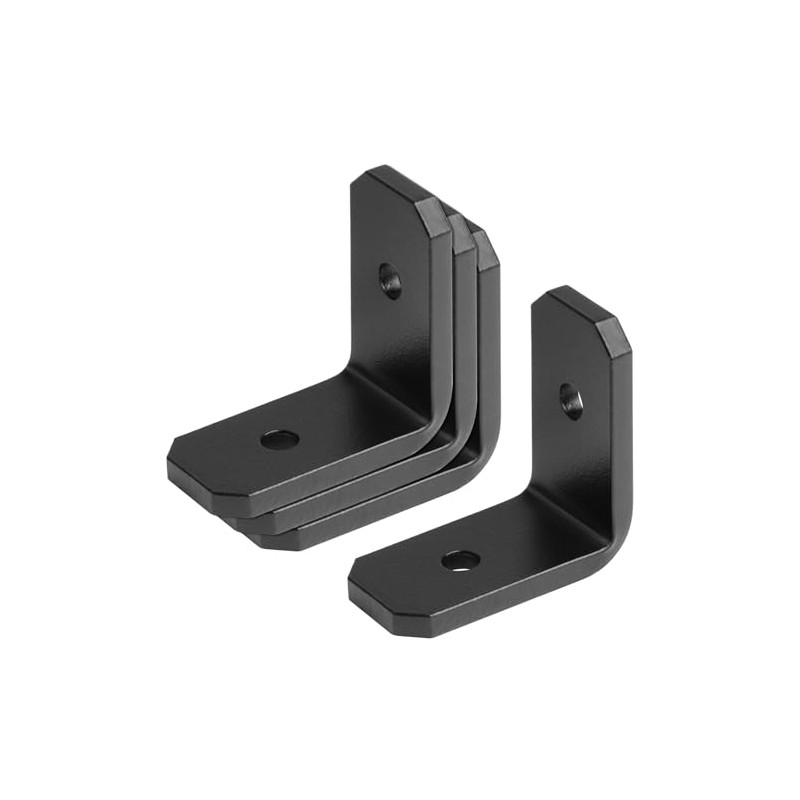 eoere 4 PCS 2" x 1" Heavy Duty Black Rafter
