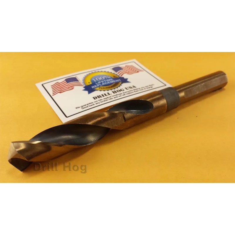 Drill Hog 25/32" Drill Bit 25/32" Silver & Deming Bit
