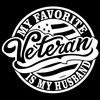 My Favorite Veteran is My Husband Sticker Decal Vinyl -