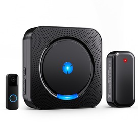 BESIMLIVE Wireless Doorbell Chime Video Doorbell Extender - Compatible with Blink Video Doorbell, Easy Setup, Loud Alarm (1 Video Doorbell Extender 1 Receiver）