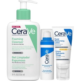 Kit CeraVe Rutina facial: Limpia, hidrata y protege tu piel