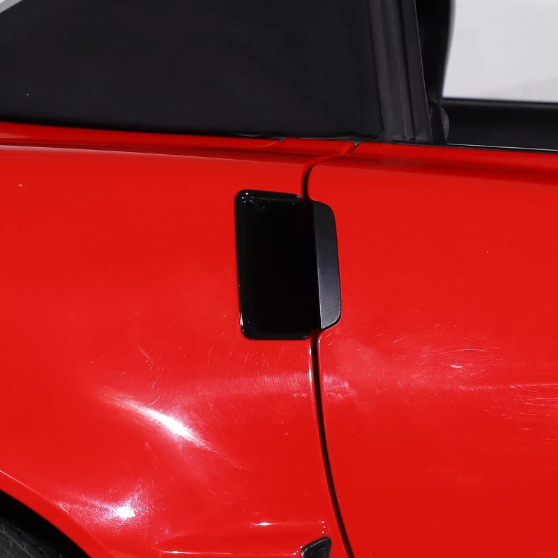 CSKT2022 ABS Gloss Black Door Handle Bezel Overlay Protector Fits