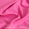 Horbaunal 2 Pack Microfiber Pillowcases Standard Size Hot Pink Bed