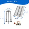 Cmanzhi S90351 (3-Pack) S12461 (3-Pack) 16GA Stainless Steel Heat Plate