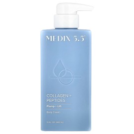 Crema corporal, colágeno + péptidos, 15 fl oz (444 ml)