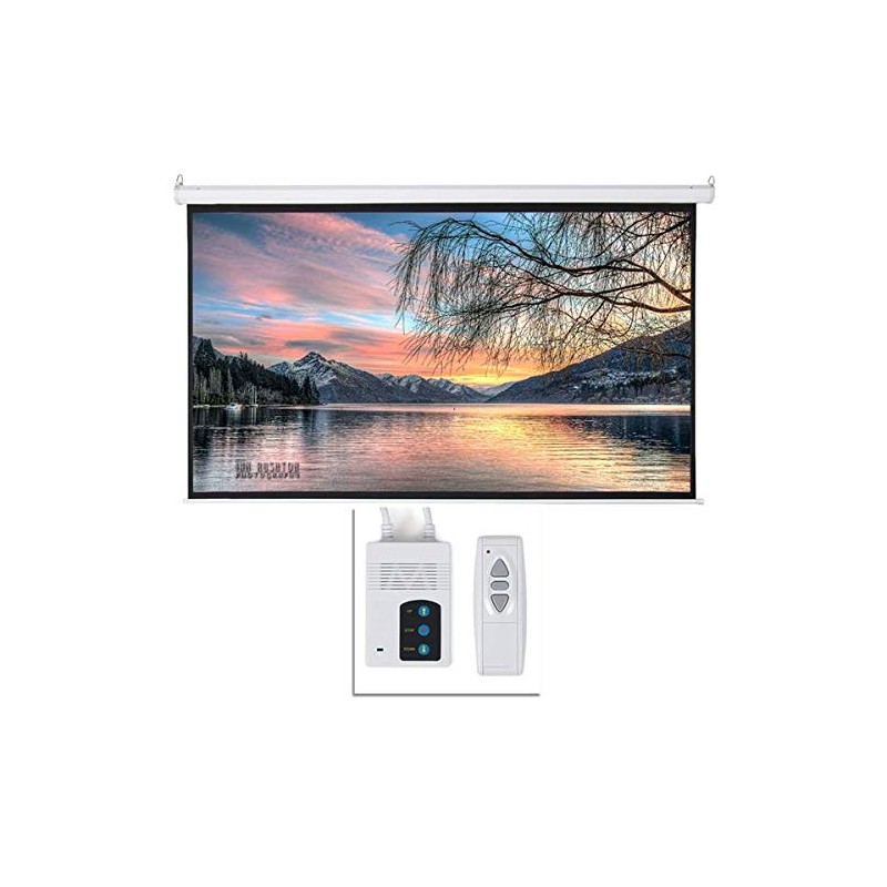 Motorized Projector Screen 16:9 80" x 45" Display Motorized Wall