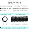 JSIXASO Exhaust Hose, Ventilation Hose, Length 3 m - 125